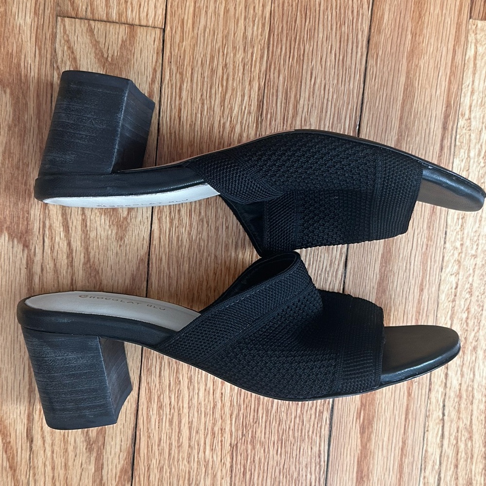 Black sandals size 6 (European 36)